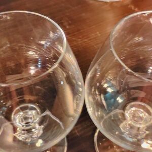 Elegant Clear Wine Glass Set